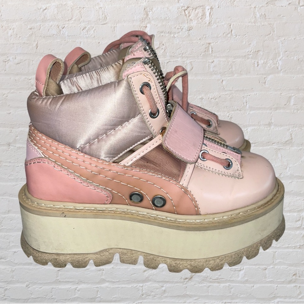 PUMA FENTY baby pink platform boots - Picture 5 of 10